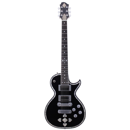 336 - 2006 Greco Licensed Zemaitis GZ2600IF Heart electric guitar, made in Japan, ser. no. 04xxxx1; Body: ... 