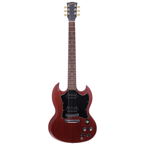 337 - 2011 Gibson SG Special Faded electric guitar, made in USA, ser. no. 1xxxxxx3; Body: faded cherry fin... 