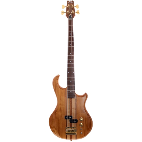 339 - Roberto Brandoni Custom Eko bass guitar; Body: natural finish; Neck: good; Fretboard: rosewood; Fret... 