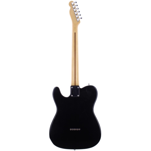 347 - Roberto Brandoni Custom T Type electric guitar; Body: black finish with jewelled eagle decoration to... 