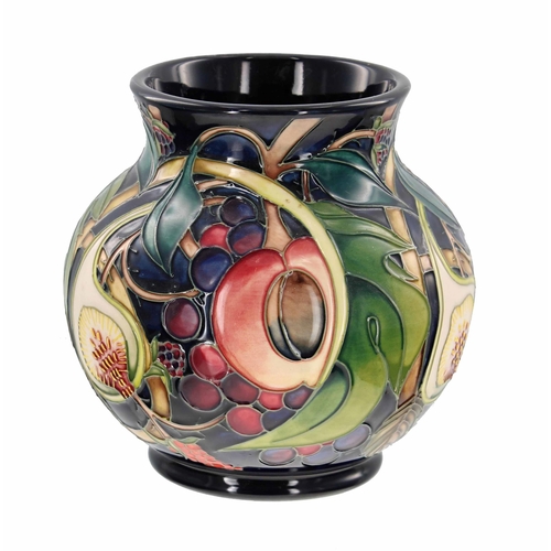 586 - Moorcroft 'Queens Choice' vase designed by Emma Bossons, circa 2000, with factory stamps and initial... 