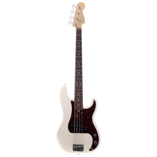 358 - 2015 Fender American Standard Precision Bass guitar, made in USA, ser. no. US15xxxxx0; Body: Olympic... 