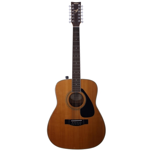 380 - Yamaha FG-441S-12 twelve string electro-acoustic guitar; Back and sides: rosewood, minor surface mar... 