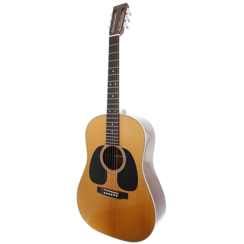 177 - 1979 C.F. Martin D-28S left-handed conversion acoustic guitar, made in USA, ser. no. 4xxxx3; Back an... 