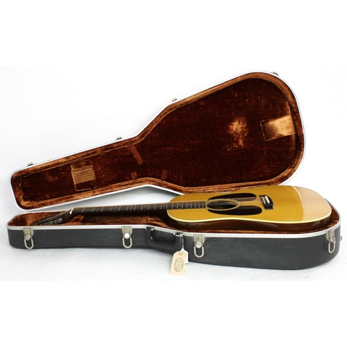 177 - 1979 C.F. Martin D-28S left-handed conversion acoustic guitar, made in USA, ser. no. 4xxxx3; Back an... 