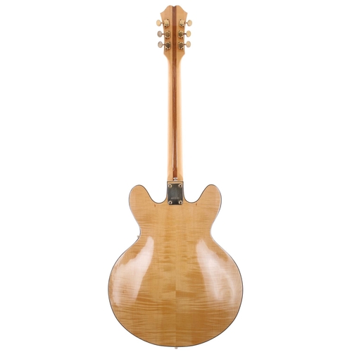 384 - 1970s Antoria 2358R Al Caiola hollow body electric guitar, made in Japan; Body: natural finish; Neck... 