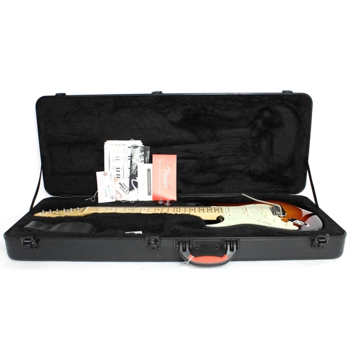 388 - 2013 Fender American Deluxe Stratocaster left-handed electric guitar, made in USA, ser. no. US13xxxx... 