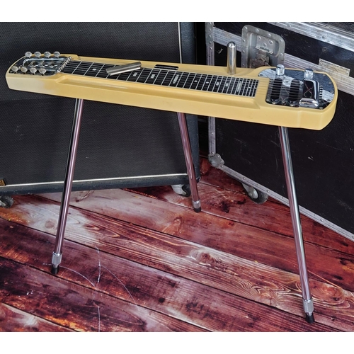 398 - Fender Stringmaster 8 steel guitar, made in USA, circa 1966, ser. no. 186; Body: blonde finish, some... 