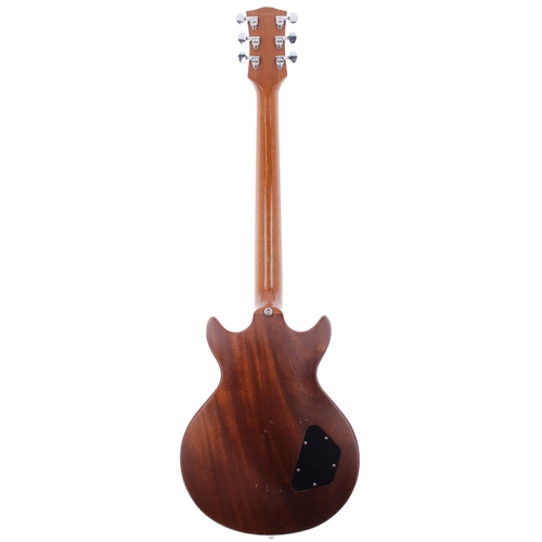 428 - Gordon Smith GS2 left-handed electric guitar, ser. no. 0xxx4; Body: natural mahogany, dings and scra... 