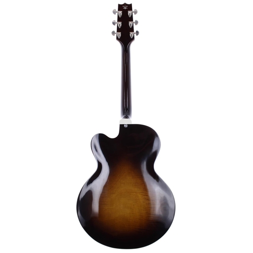 433 - 2003 Heritage H516 hollow body electric guitar, made in USA, ser. no. Txxxx4; Body: tobacco sunburst... 