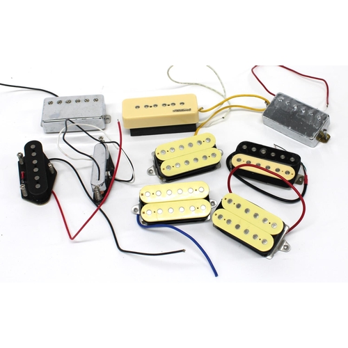 1156 - Selection of guitar pickups to include a 2004 Fender USA Telecaster neck pickup, a Wilkinson P90 and... 