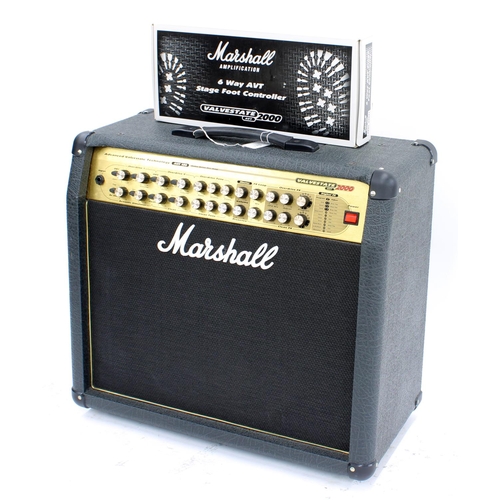 783 - 2000 Marshall Valvestate AVT150 guitar amplifier, made in England, with original boxed foot switch... 