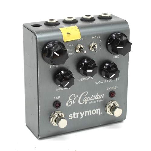 888 - Strymon El Capistan tape echo guitar pedal (Velcro pad to base plate)