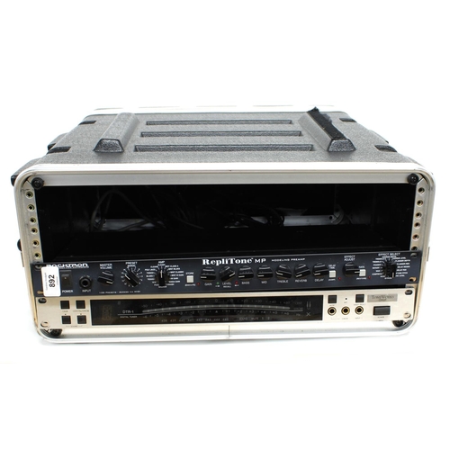 892 - Rocktron Replitone modelling preamp rack unit; together with a Korg DTR-1 digital tuner rack unit, w... 