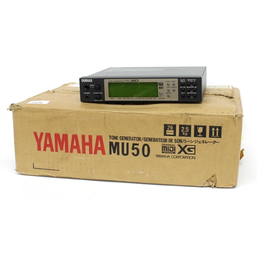 3129 - Yamaha MU50 tone generator, made in Japan, with original box