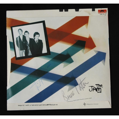 683 - The Jam - fully autographed 'David Watts' single, the cover signed on both sides