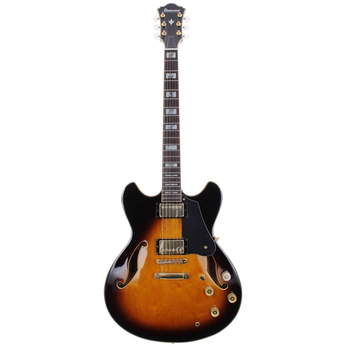 441 - Ibanez Artstar AS120 semi-hollow body electric guitar, made in Korea, circa 2000; Body: sunburst fin... 