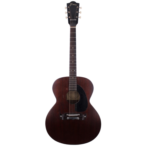 457 - 1970 Framus J-97 Texan acoustic guitar, made in Germany; Back and sides: laminated mahogany back, so... 