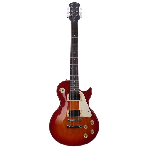 460 - 2004 Epiphone Les Paul 100 electric guitar, made in China, ser. no. SJ04xxxxx0; Body: cherry sunburs... 