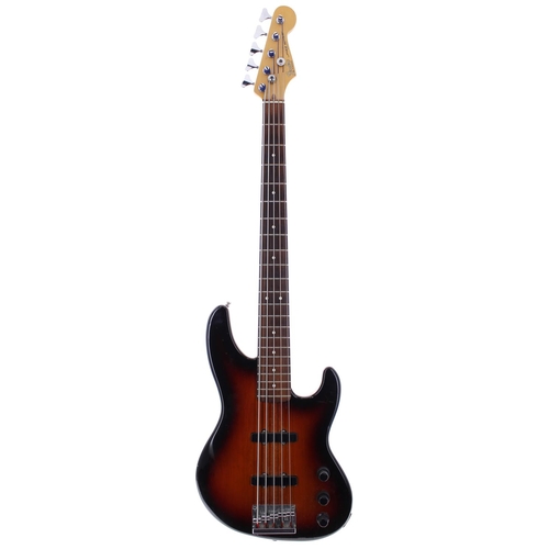 629 - John McKenzie - Fender Jazz Bass Plus V five string bass guitar, made in USA, circa 1990, ser. no. N... 