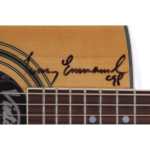 632 - Tommy Emmanuel - autographed vintage V300 acoustic guitar, ser. no. 4124000117, within a TKL hard ca... 