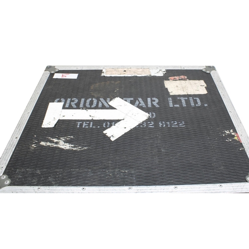 609 - Gary Moore - heavy duty John Henry flight case on wheels stencilled 'Orionstar Ltd. England' and bea... 