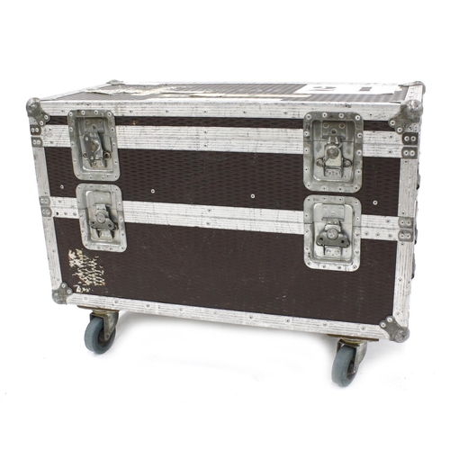 619 - Gary Moore - heavy duty Bulldog Cases 'Dressing Room' flight case on wheels, with double stacked int... 