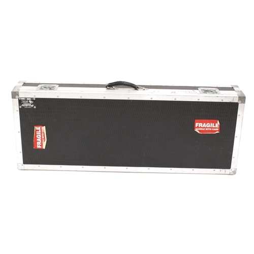 621 - Gary Moore - heavy duty John Henry Enterprises guitar flight case*Used to transport Gary's Gibson Le... 