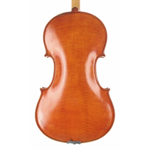 2411 - English viola by and labelled T.J. Geever, Leicester 1980, 16 3/8