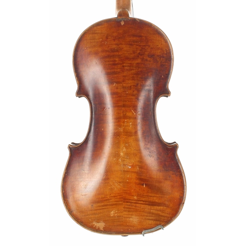 2432 - Tyrolean violin labelled Carlo Bergonzi..., 14 3/16