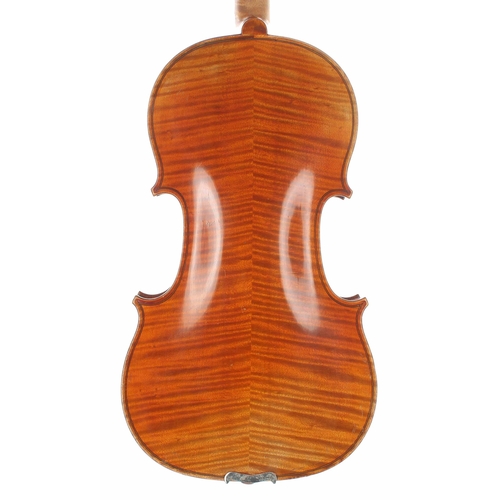 2436 - Fine French violin by and labelled Fait par Paul Blanchard, á Lyon en 188* no.***, the two piece bac... 