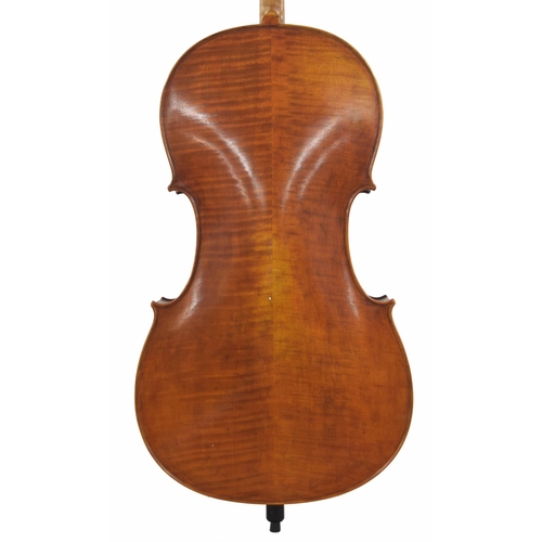 2510 - Good modern Italian violoncello by and labelled Dario Aguzzi in Vidigulfo, Anno 2016; also signed on... 