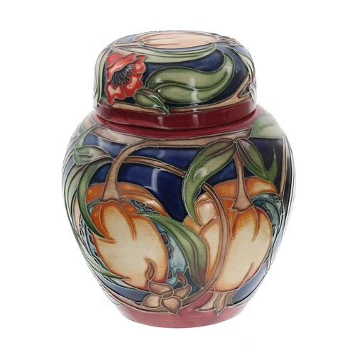 614 - Moorcroft Pottery 'Plevrianna' ginger jar and cover designed by Rachel Bishop, circa 2003, stamped f... 