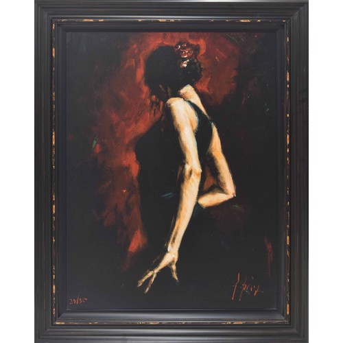 833 - Fabian Perez (Argentinian born 1967) - 'Flamenco', from the Dancers collection, limited edition gicl... 