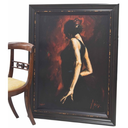 833 - Fabian Perez (Argentinian born 1967) - 'Flamenco', from the Dancers collection, limited edition gicl... 