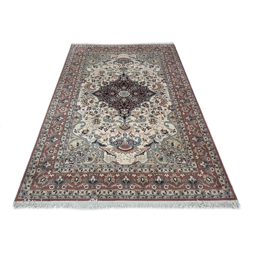 846 - Super-Keshan Persian pattern wool carpet, 12' x 9' approx