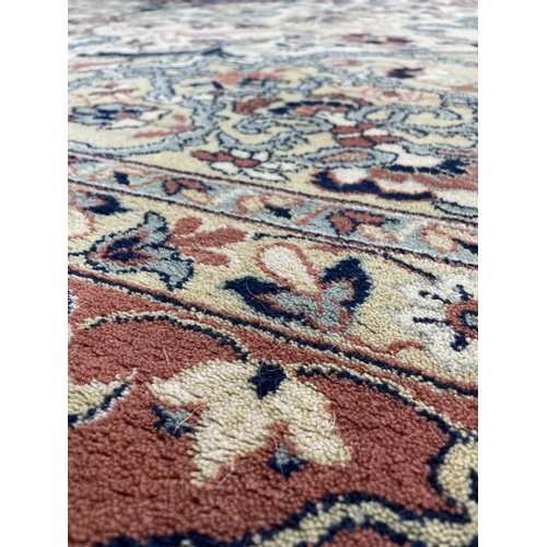 846 - Super-Keshan Persian pattern wool carpet, 12' x 9' approx