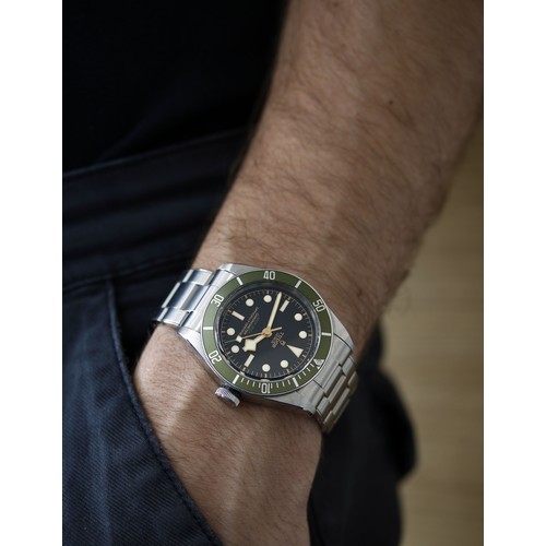 41 - Tudor Black Bay Harrods Special Edition stainless steel gentleman's wristwatch, no. 54xx, reference ... 