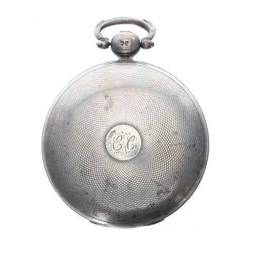 286 - William IV silver verge hunter pocket watch, London 1832, the fusee movement signed Eliz'h Clifsold,... 