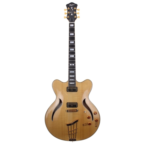 482 - 2003 Hofner Verythin Classic hollow body electric guitar, made in Germany, ser. no. D03xx1; Body: bl... 