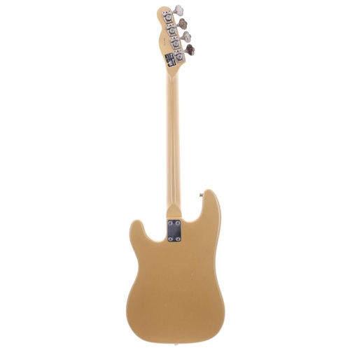 488 - Shaftesbury '66' Model 3266 bass guitar, made in Italy, circa 1970; Body: cream poly finish, large b... 