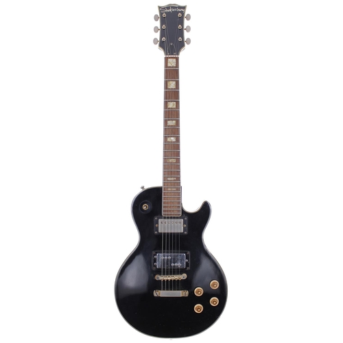 486 - 1970s Shaftsbury model 3400 electric guitar, ser. no. 7xx8; Body: black finish, minor dings and scra... 