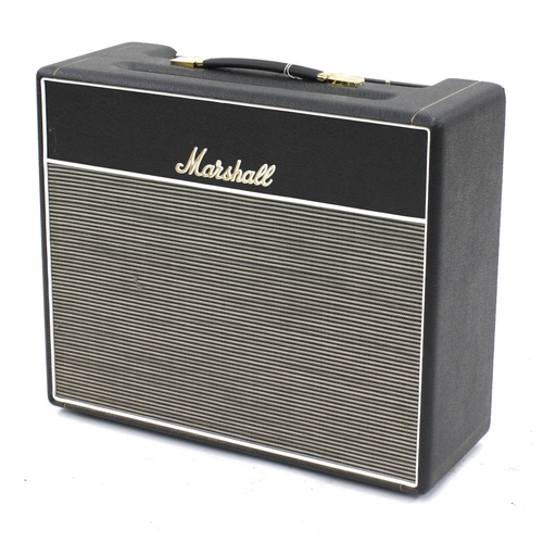 883 - 2018 Marshall 1974X guitar amplifier, made in England, with original dust cover and pedal... 