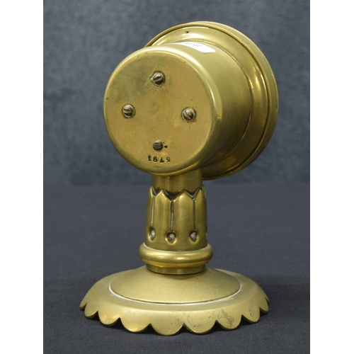 2530 - Seth Thomas old brass cased car clock, the 3.5