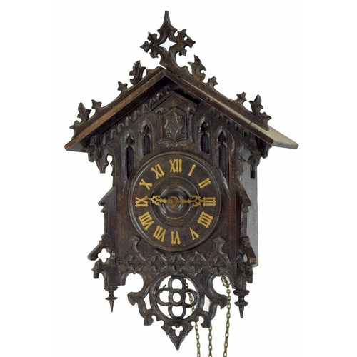 2619 - Black Forest two train cuckoo clock, the 4.25