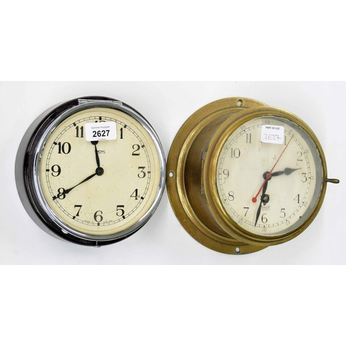 2627 - Mercer ships bulkhead wall clock, the 5.5