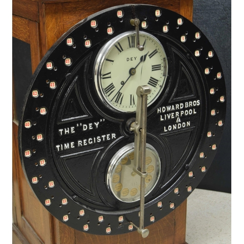 2006 - The 'Dey' Time Register by Howard Bros, Liverpool & London and inscribed to the principal 23