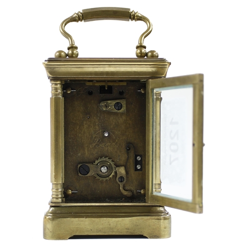 1207 - Miniature carriage clock timepiece, the 1.5