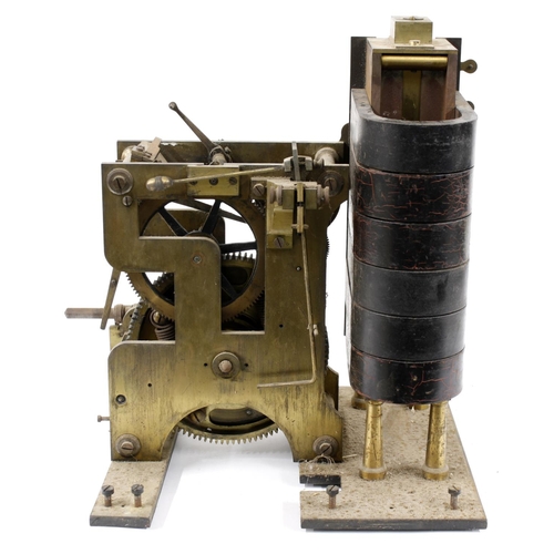 1122 - Good Martin Fischer Magneta Type Four electric clock movement, circa 1920, fitted with a 2.25