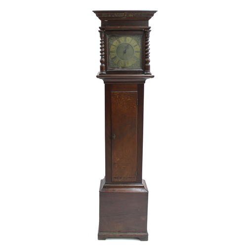 1839 - Oak thirty hour longcase clock, the 10